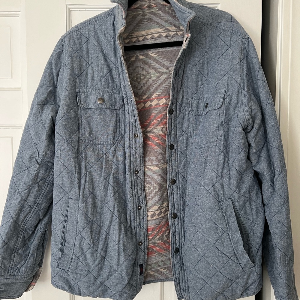 Men's Quilted Jacket - Blue